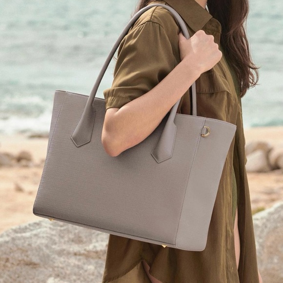 Dagne Dover Handbags - Dagne Dover Tote in Bleecker Blush with Gold Hardware